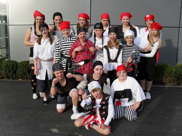 Die Piraten der Trampolin-Abteilung des TV Gosenbach / Bild Tanja Kretzer Die Piraten der Trampolin-Abteilung des TV Gosenbach / Bild Tanja Kretzer