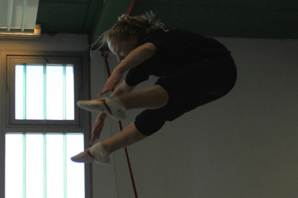 Show-Training für Lisa-Marie Grauel hier jedoch ohne Verkleidung. - Bild: Elke Reinhardt Show-Training für Lisa-Marie Grauel hier jedoch ohne Verkleidung. - Bild: Elke Reinhardt