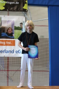 Das vorzügliche Ergebnis des TVG untermauerte Robin Reinhardt mit seinem dritten Platz bei den Jugendturnern (Jutu) E/F. Das vorzügliche Ergebnis des TVG untermauerte Robin Reinhardt mit seinem dritten Platz bei den Jugendturnern (Jutu) E/F.